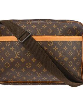 LOUIS VUITTON MONOGRAM REPORTER GM SHOULDER BAG